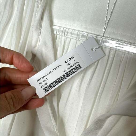 Poupette St Barth | NWT Batwing Dolman Sleeve Beachy Boho Top in White Small - Picture 3 of 10